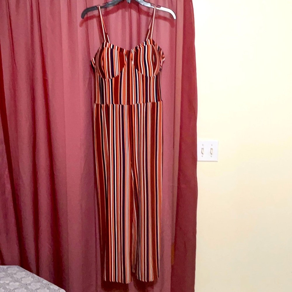 Stripped Jumpsuit
